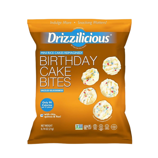 Mini Rice Cakes Birthday Cake