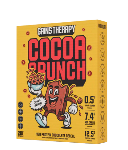 High protein chocolate cereal