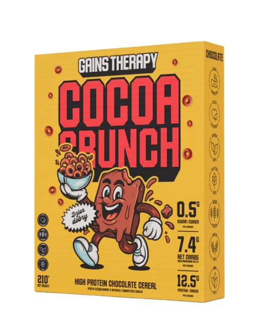 High protein chocolate cereal