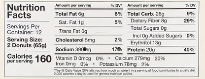 Legend protein doughnuts vanilla glazed