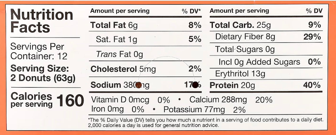 Legendary protein doughnuts cinnamon crumble