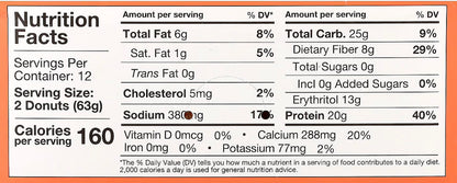 Legendary protein doughnuts cinnamon crumble