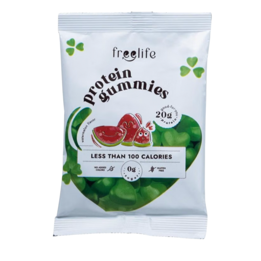 Free life watermelon protein gummies