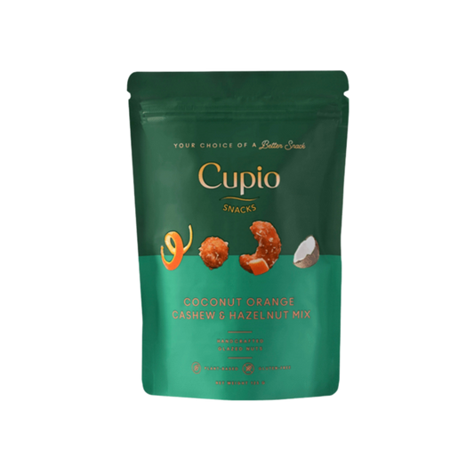 Cupio coconut orange cashew and hazelnut