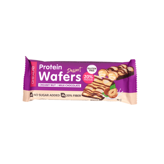 Creamy nut protein wafer