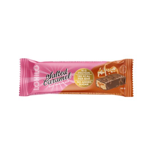 Lohilo salted caramel soft protein bar