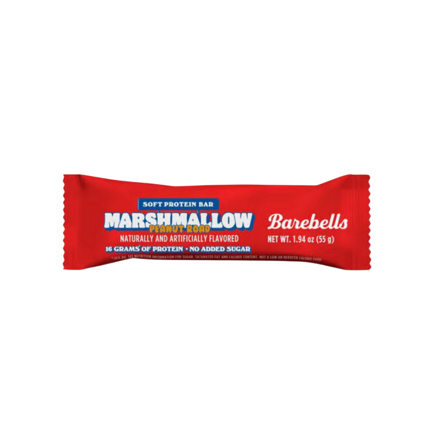 barebells marshmallow peanut road soft protein bar