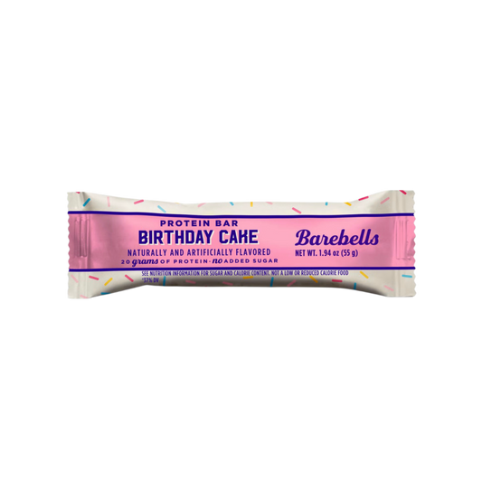 barebells birthday cake protein bar