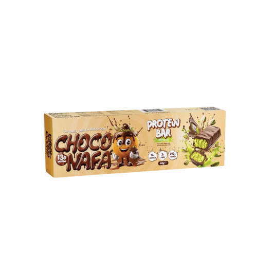 Choconafa pistachio protein bar