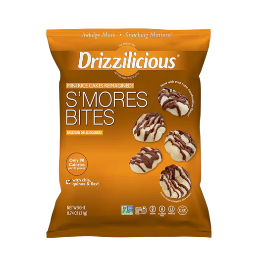 Mini rice cakes s’mores